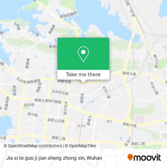 Jia si te guo ji jian sheng zhong xin map
