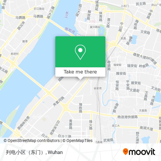 列电小区（东门） map
