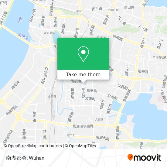 南湖都会 map