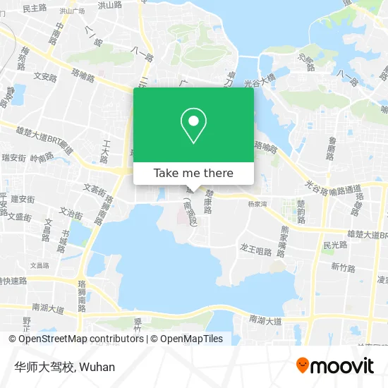 华师大驾校 map