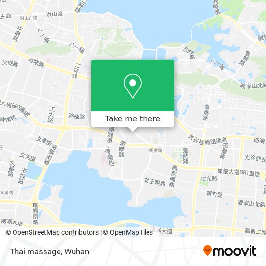 Thai massage map
