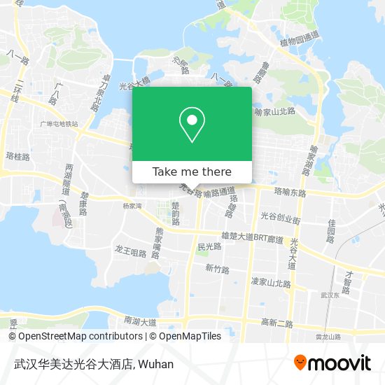 武汉华美达光谷大酒店 map