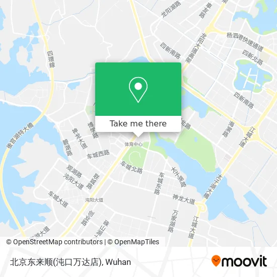 北京东来顺(沌口万达店) map