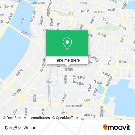 以琳披萨 map