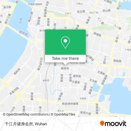 千江月健身会所 map