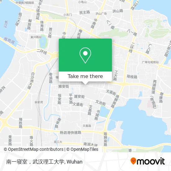 南一寝室，武汉理工大学 map