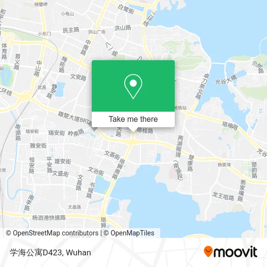 学海公寓D423 map