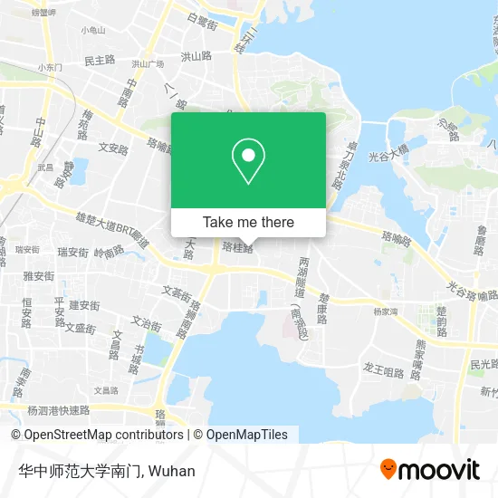 华中师范大学南门 map