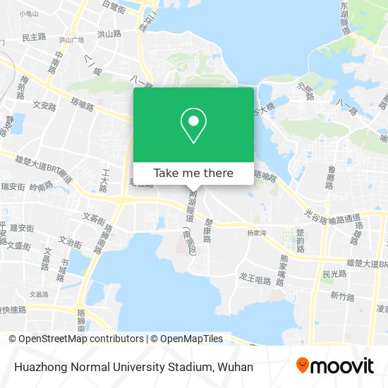 Huazhong Normal University Stadium map