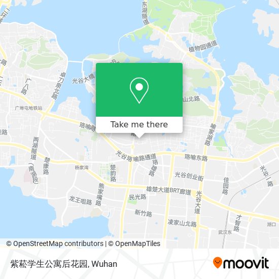 紫菘学生公寓后花园 map