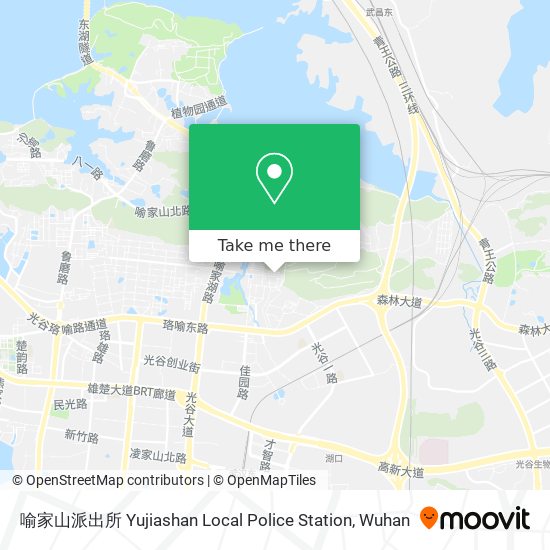 喻家山派出所  Yujiashan Local Police Station map
