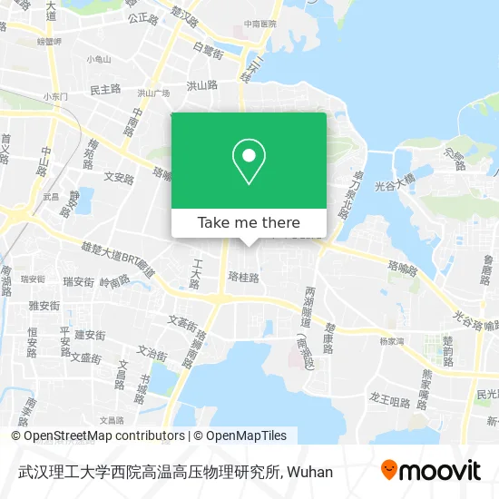 武汉理工大学西院高温高压物理研究所 map