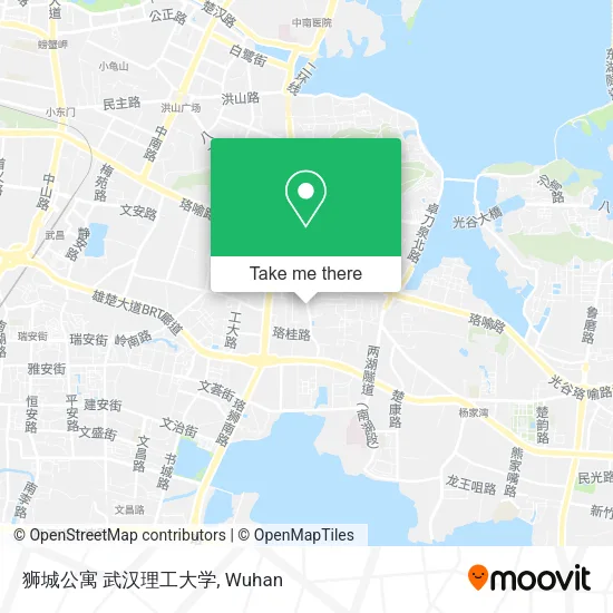 狮城公寓 武汉理工大学 map