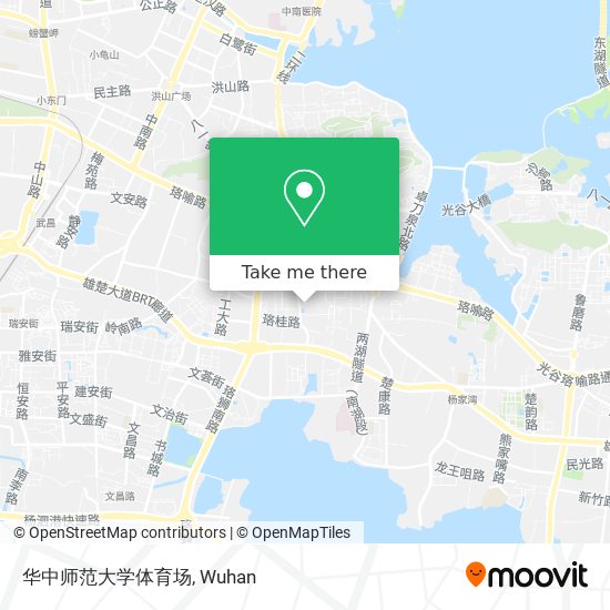 华中师范大学体育场 map