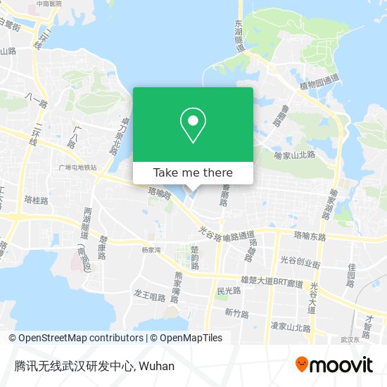 腾讯无线武汉研发中心 map