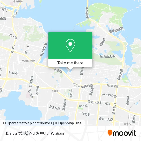 腾讯无线武汉研发中心 map