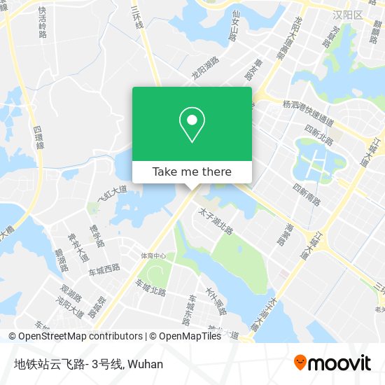 地铁站云飞路- 3号线 map