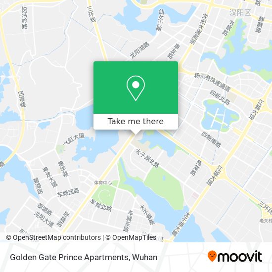 Golden Gate Prince Apartments map