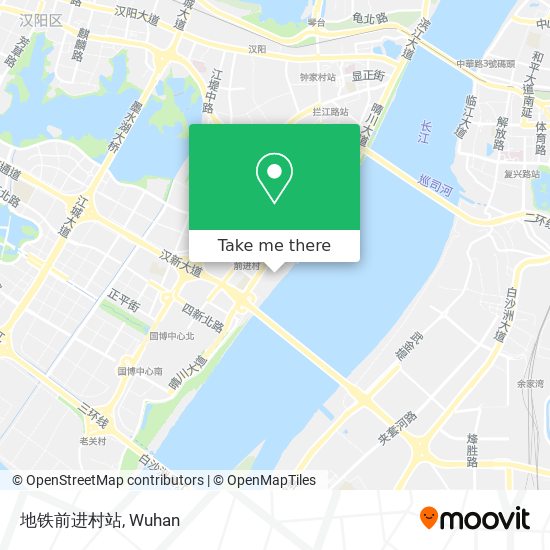 地铁前进村站 map