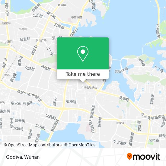 Godiva map