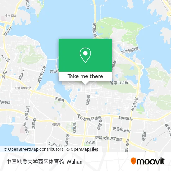 中国地质大学西区体育馆 map