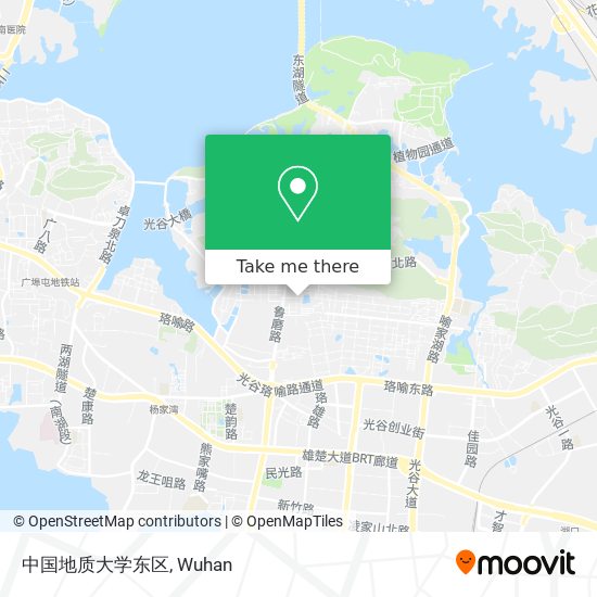 中国地质大学东区 map