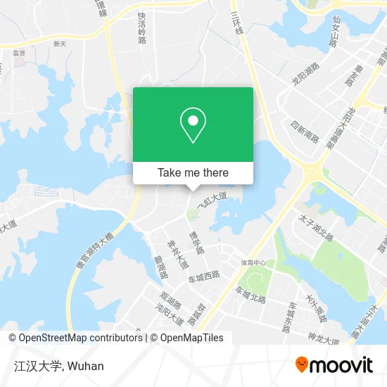 江汉大学 map