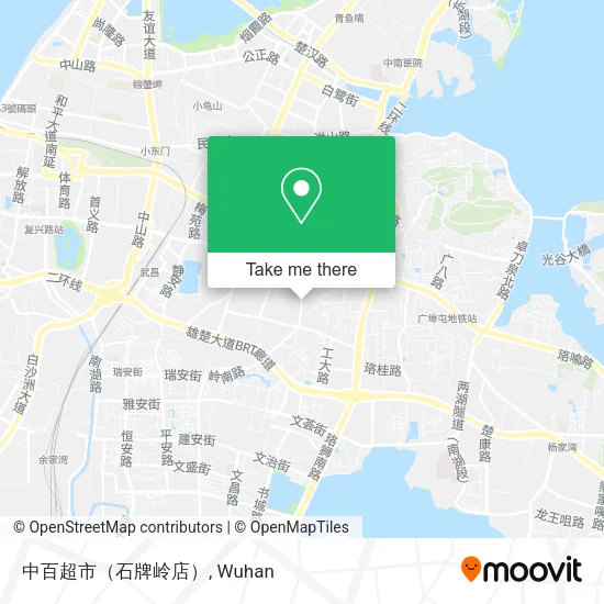 中百超市（石牌岭店） map