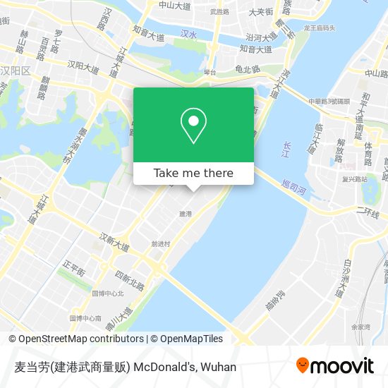 麦当劳(建港武商量贩) McDonald's map
