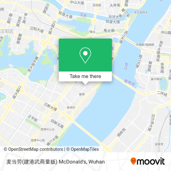 麦当劳(建港武商量贩) McDonald's map