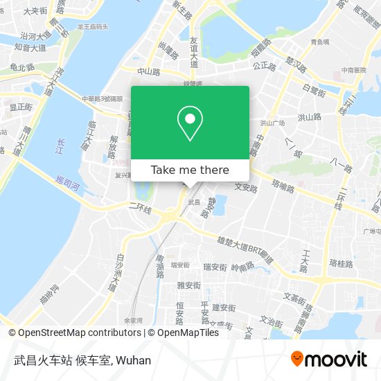 武昌火车站 候车室 map