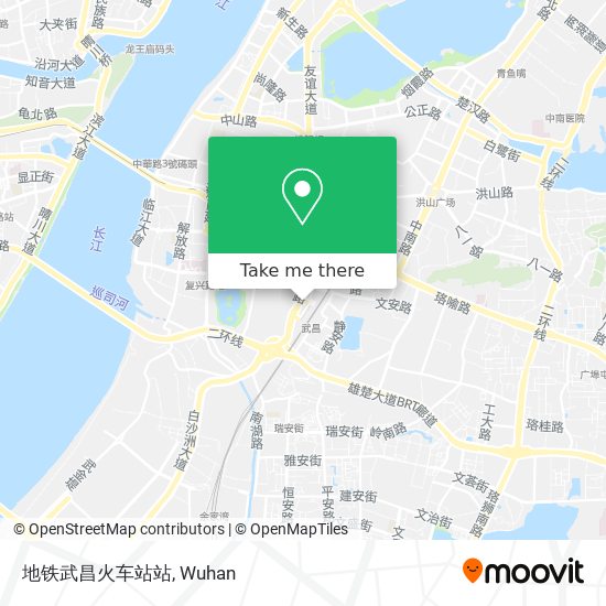 地铁武昌火车站站 map