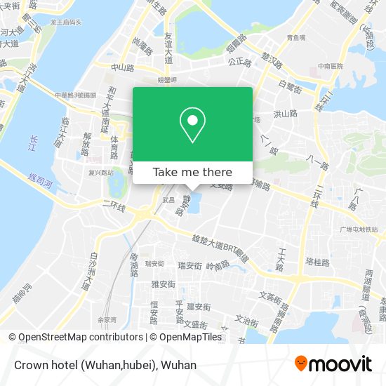 Crown hotel (Wuhan,hubei) map