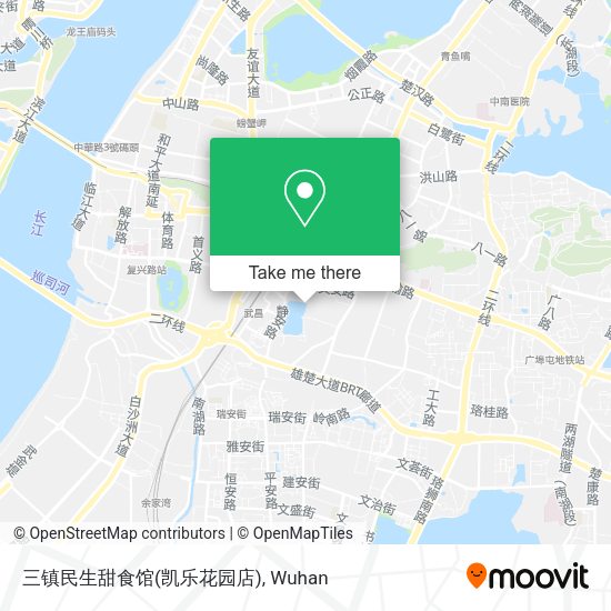 三镇民生甜食馆(凯乐花园店) map