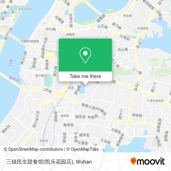 三镇民生甜食馆(凯乐花园店) map