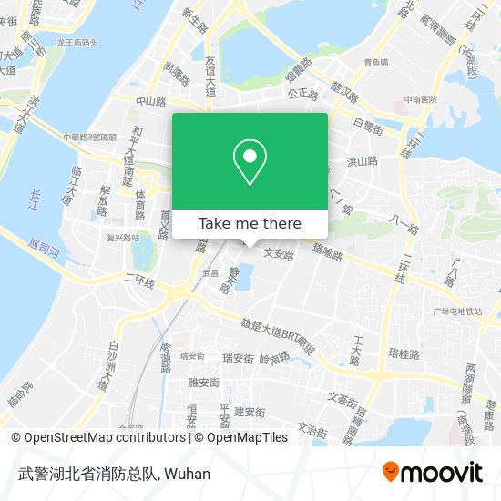 武警湖北省消防总队 map