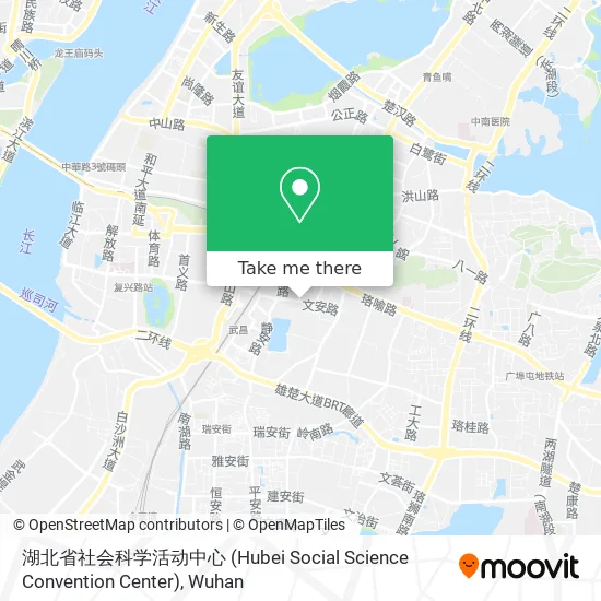 湖北省社会科学活动中心 (Hubei Social Science Convention Center) map