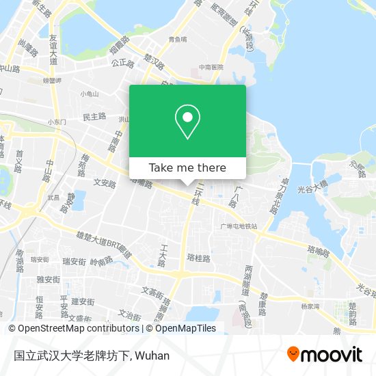 国立武汉大学老牌坊下 map