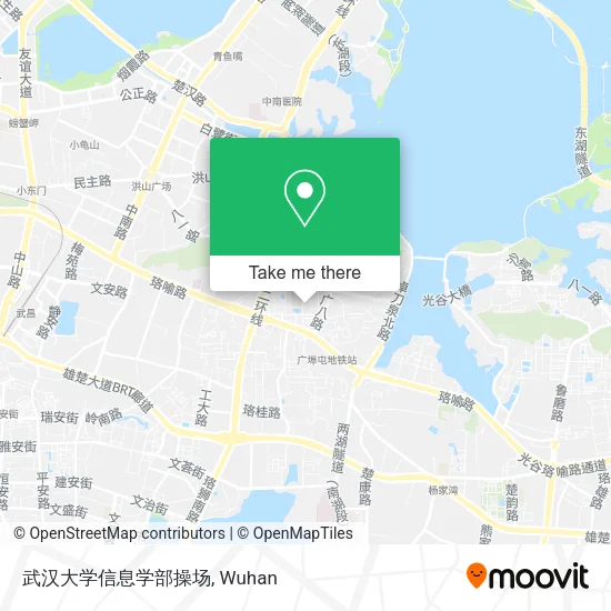 武汉大学信息学部操场 map