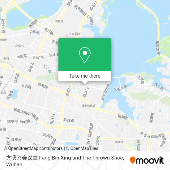 方滨兴会议室 Fang Bin Xing and The Thrown Shoe map