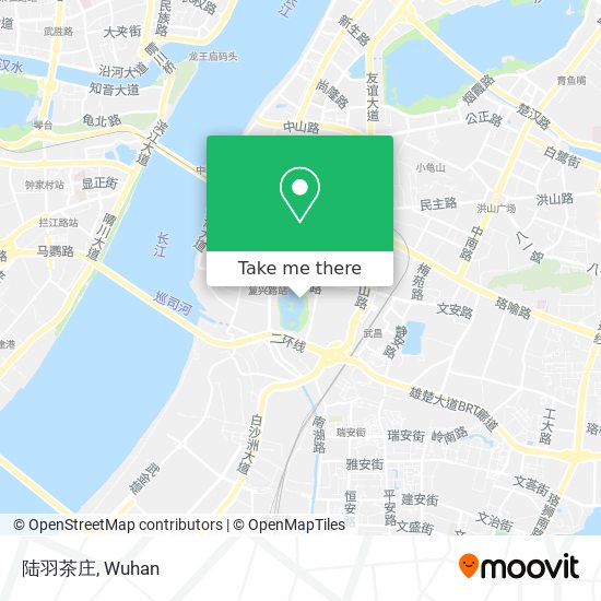 陆羽茶庄 map