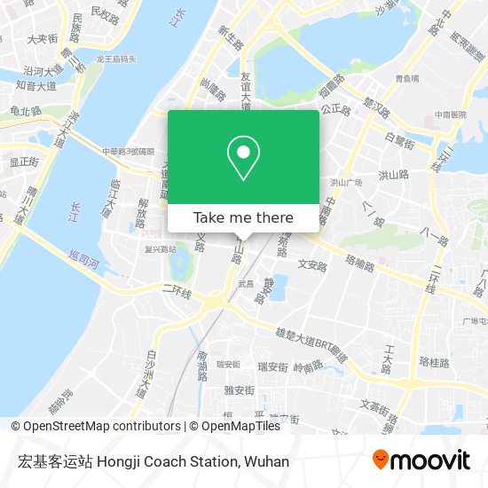 宏基客运站 Hongji Coach Station map