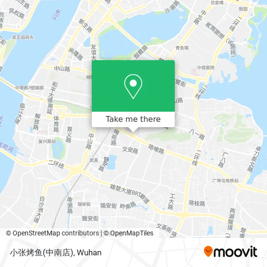 小张烤鱼(中南店) map