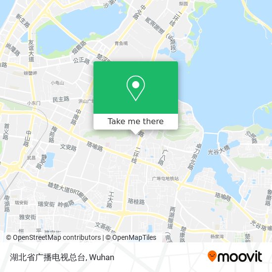 湖北省广播电视总台 map
