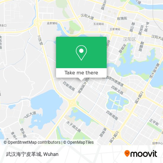 武汉海宁皮革城 map