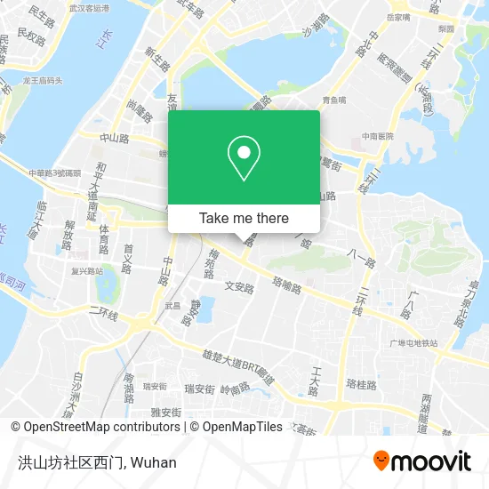 洪山坊社区西门 map