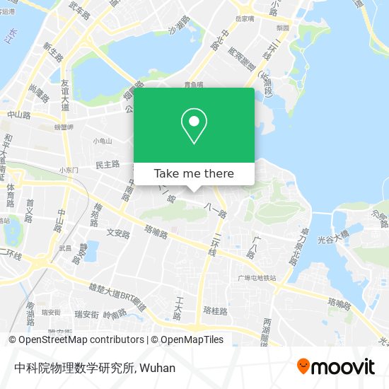 中科院物理数学研究所 map