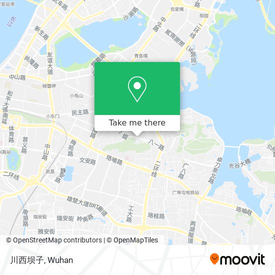 川西坝子 map