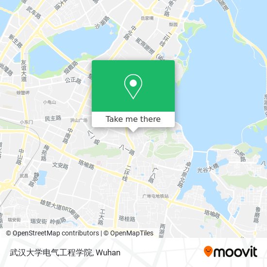 武汉大学电气工程学院 map