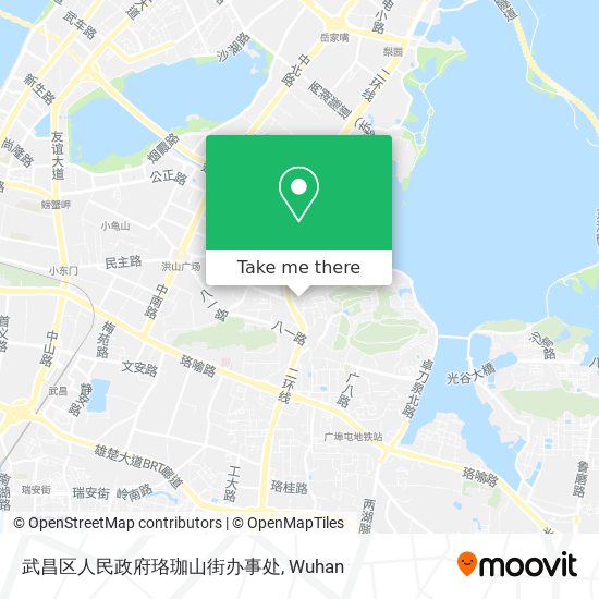 武昌区人民政府珞珈山街办事处 map